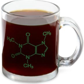 Caffeine Molecule Mug, Glass