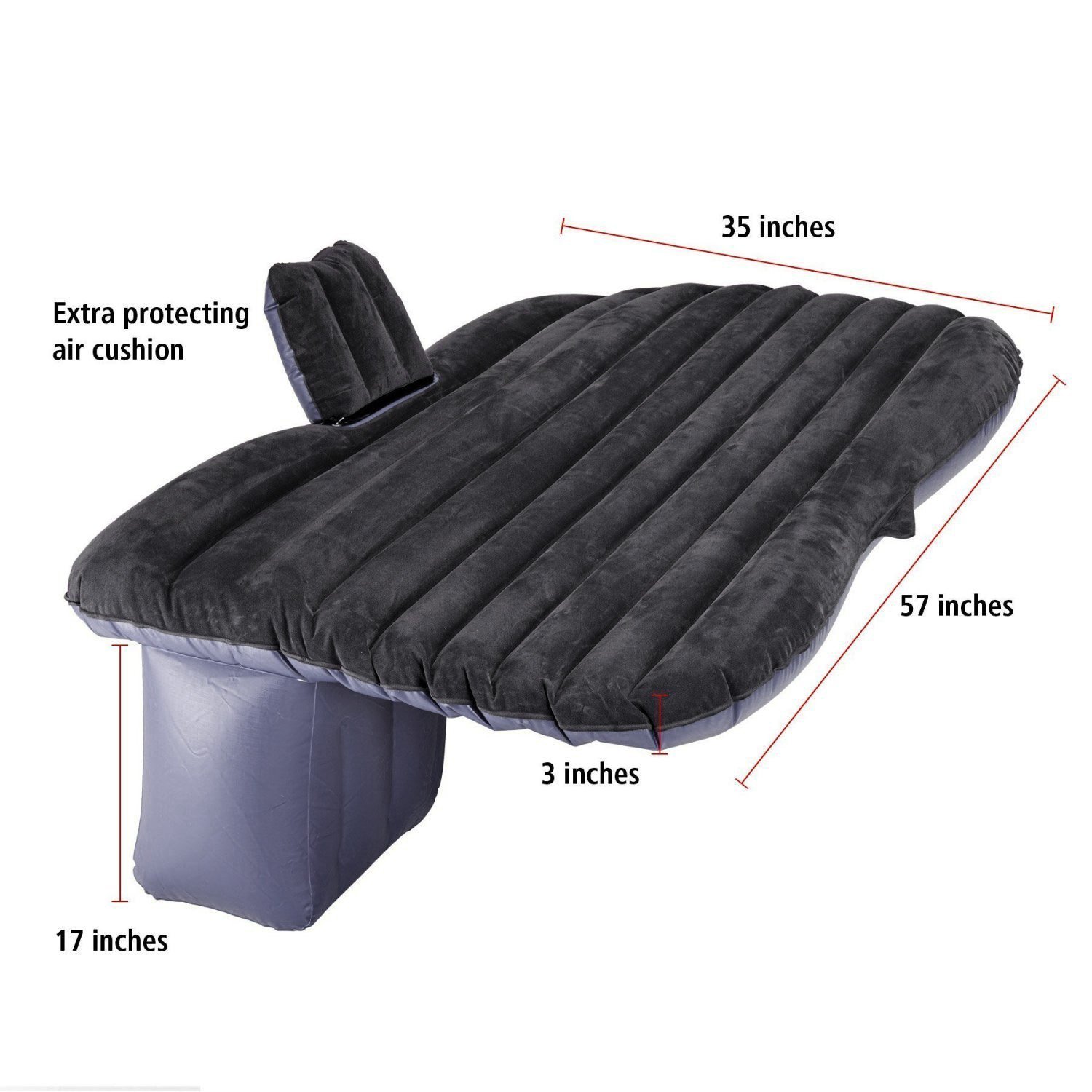 Deluxe Backseat Inflatable Mattress with sizes
