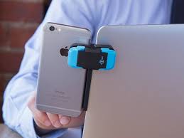 Mountie Side Mount Clip Holding iPhone