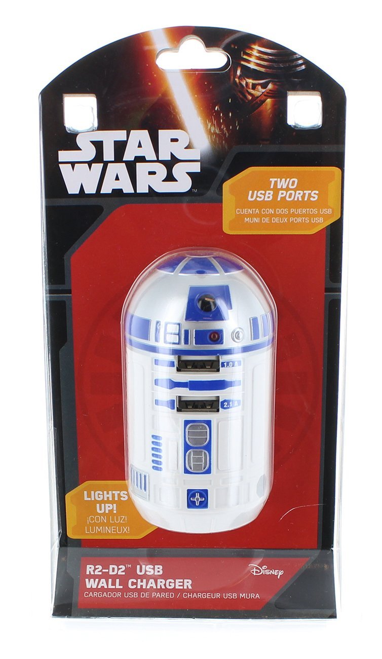 R2D2 USB Wall Charger in package