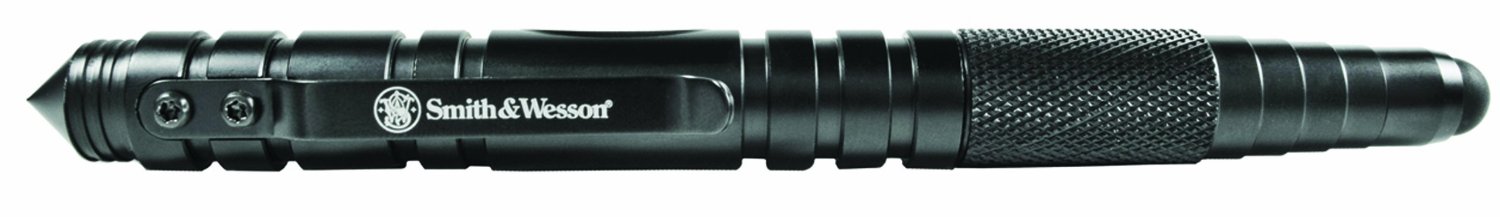 S&W Tactical Pen with Stylus Tip - black