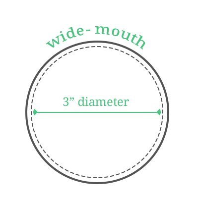 reCAP's Mason Jar Pour Spout - wide mouth size