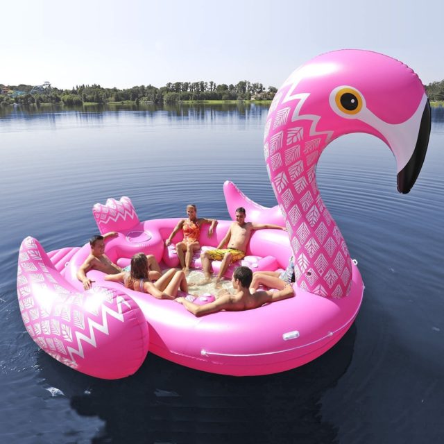 pink flamingo float walmart